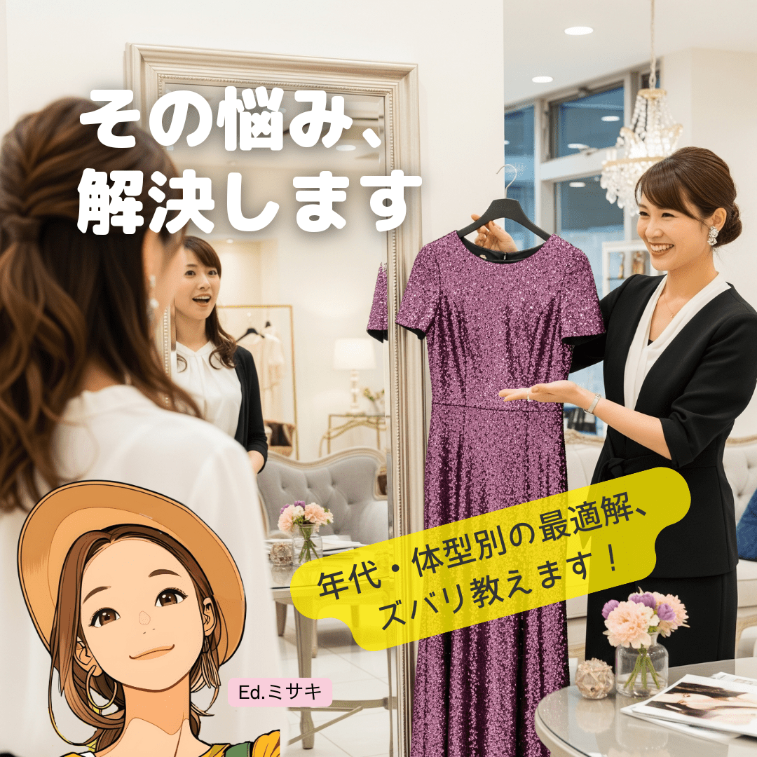 【お悩み別】もう迷わない！年代・体型別の最適解アンサー