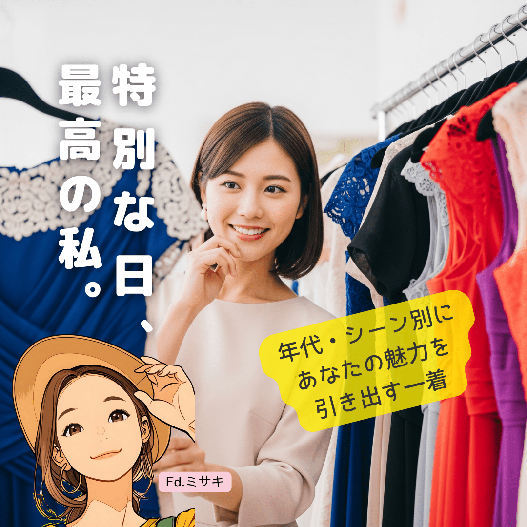 【年代・シーン別】名古屋で着たいレンタルドレスコーディネート例